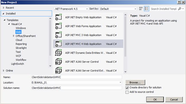 empty web application